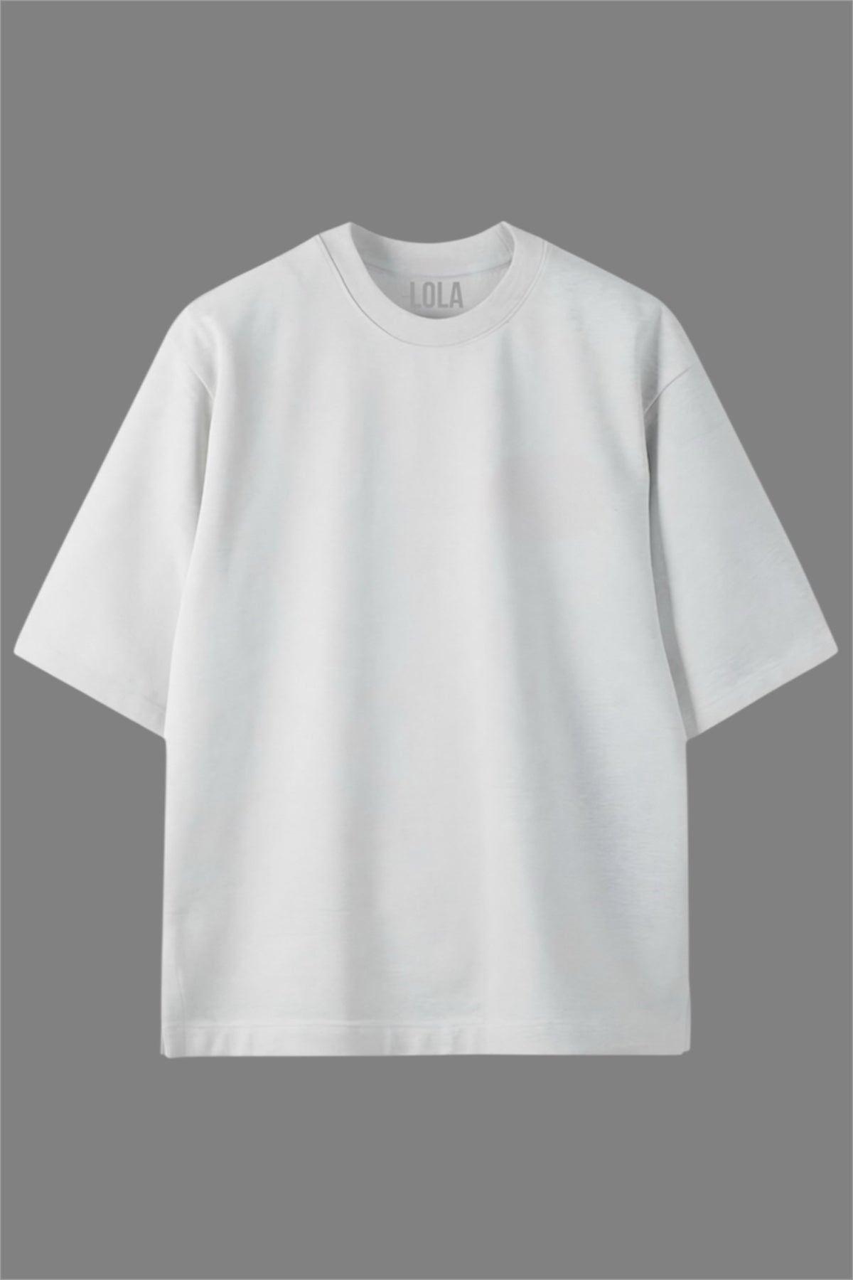 Grey Basic Oversize Tshirt