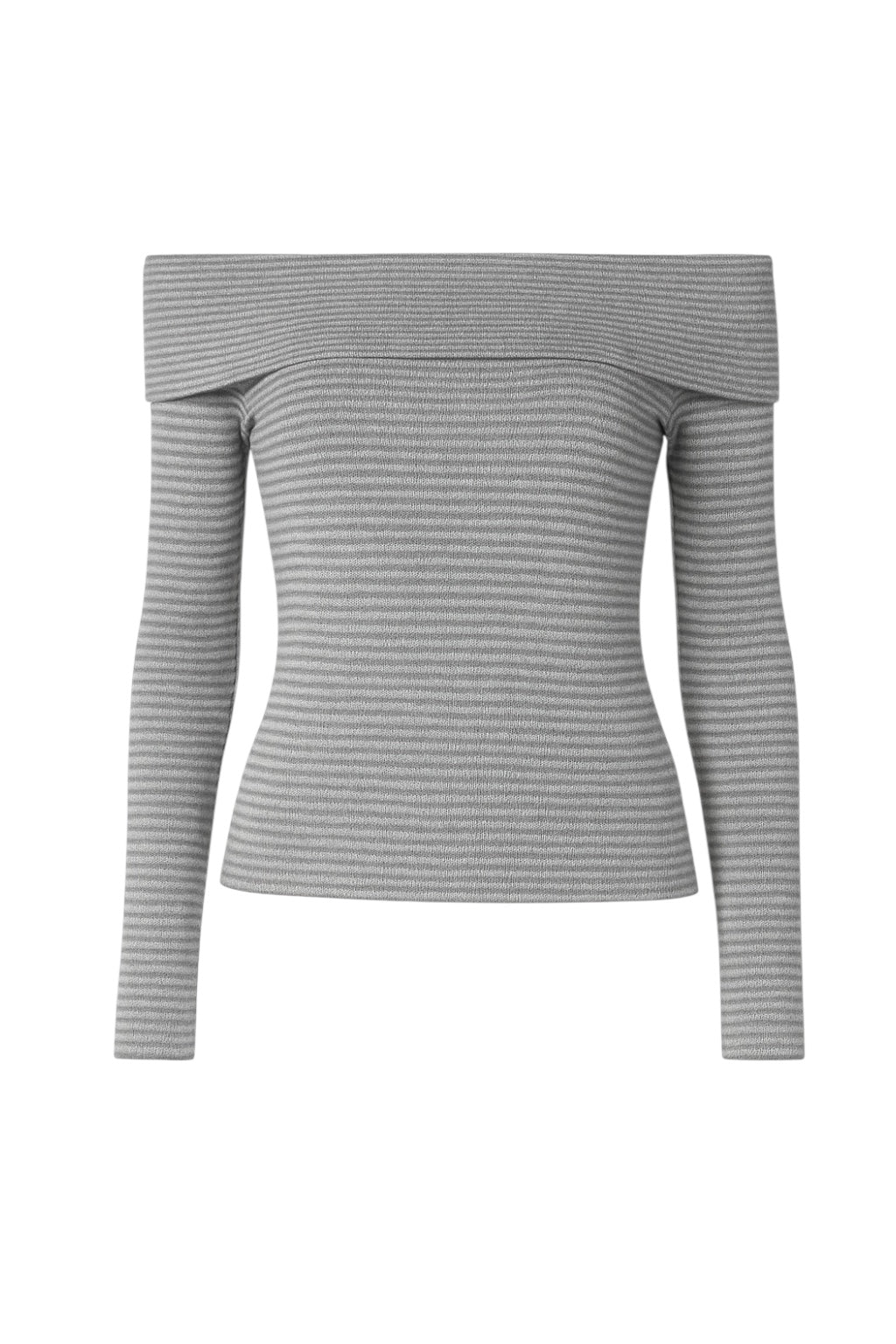 Grey Madonna Yaka Çizgili Bluz