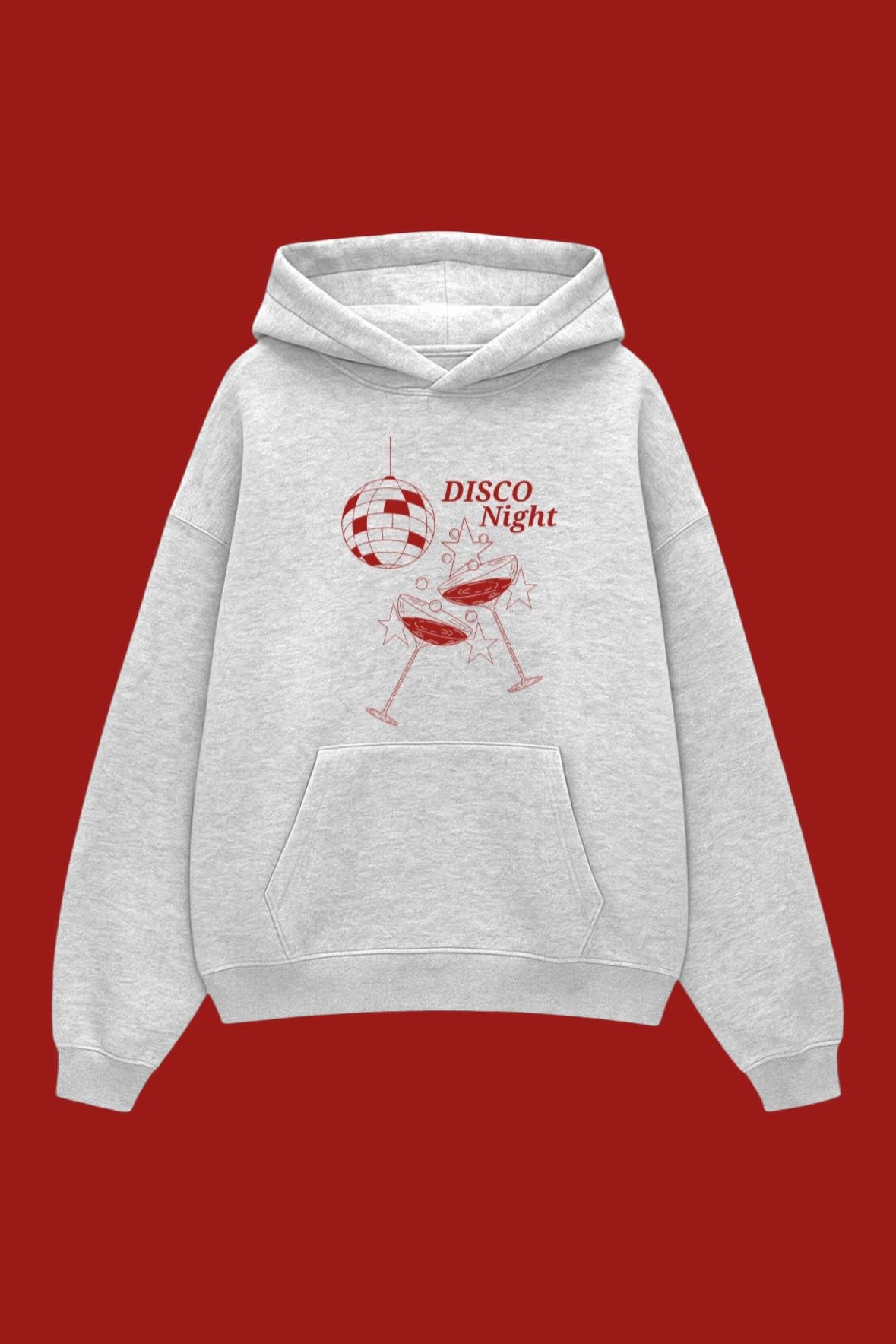 Grey Disco Night Sweatshirt