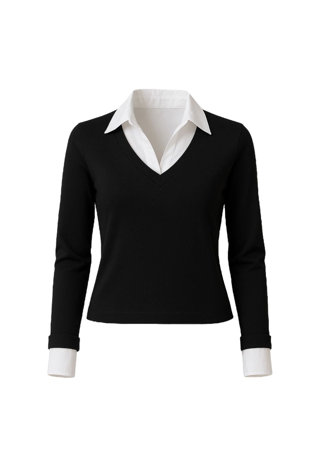 Gömlek Manşet Yaka Bluz