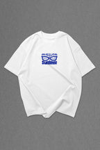 White Hello Summer Oversize T-shirt