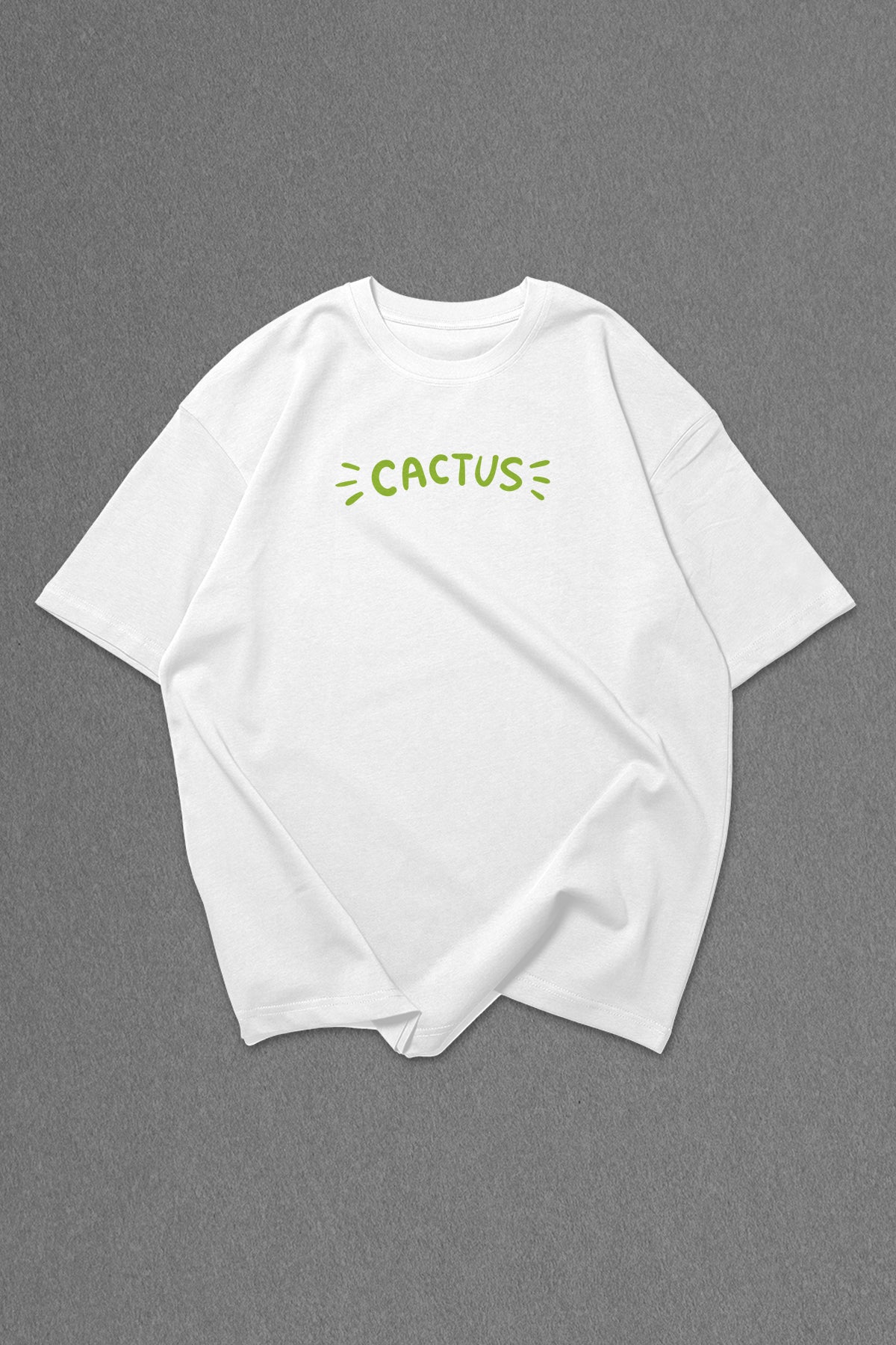 White Cactüs Oversize T-shirt