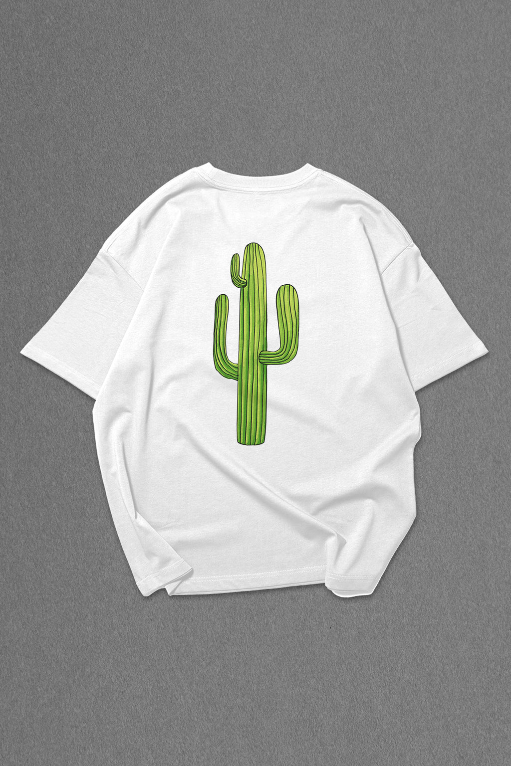 White Cactus Oversize T-shirt