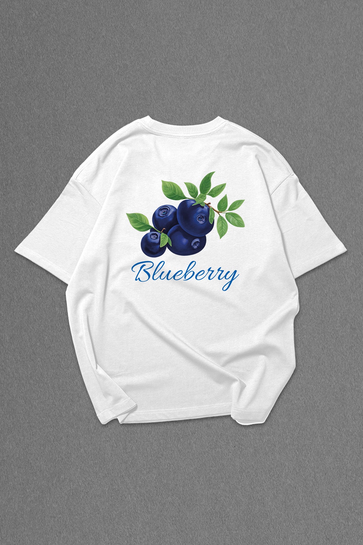 White Blueberry Oversize T-shirt