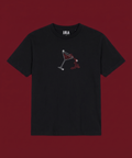 Black Taşlı Kiss Martini T-shirt