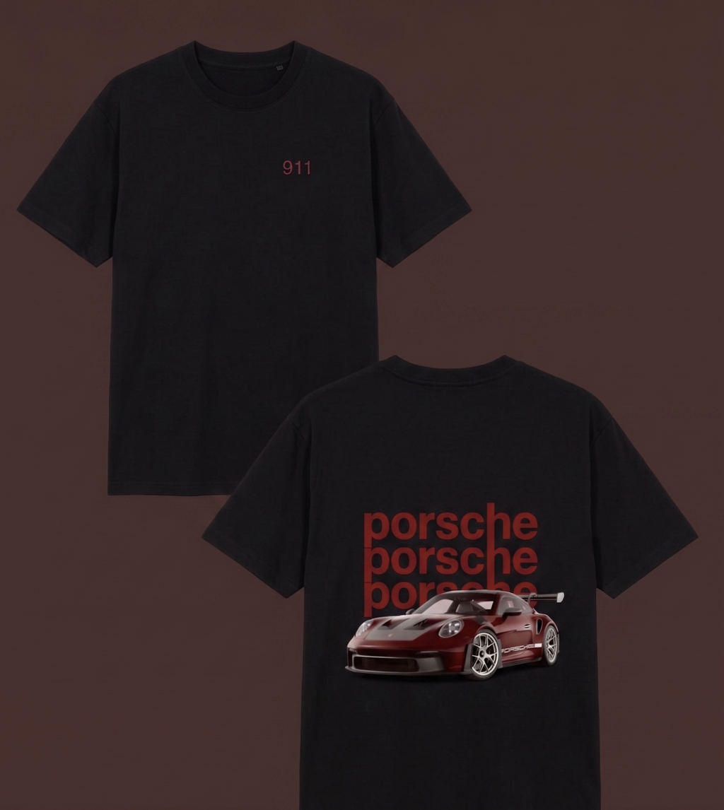 Black Porsche T-shirt