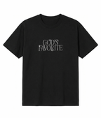 Black Taşlı Gods Favorite T-shirt