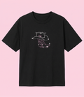 Black Taşlı Boat T-shirt