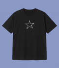 Black Taşlı Small Star T-shirt