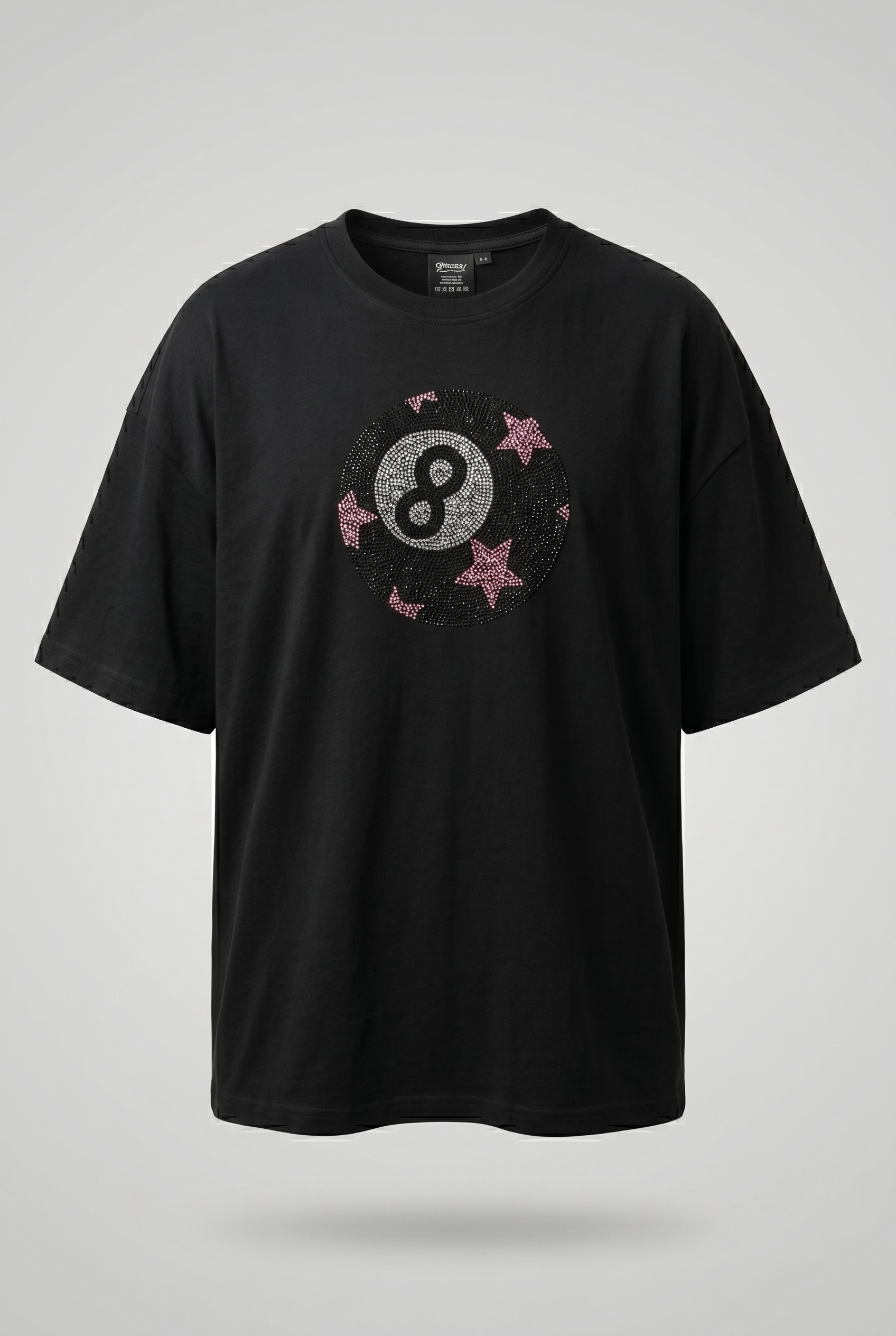 Black Taşlı Bilardo T-shirt