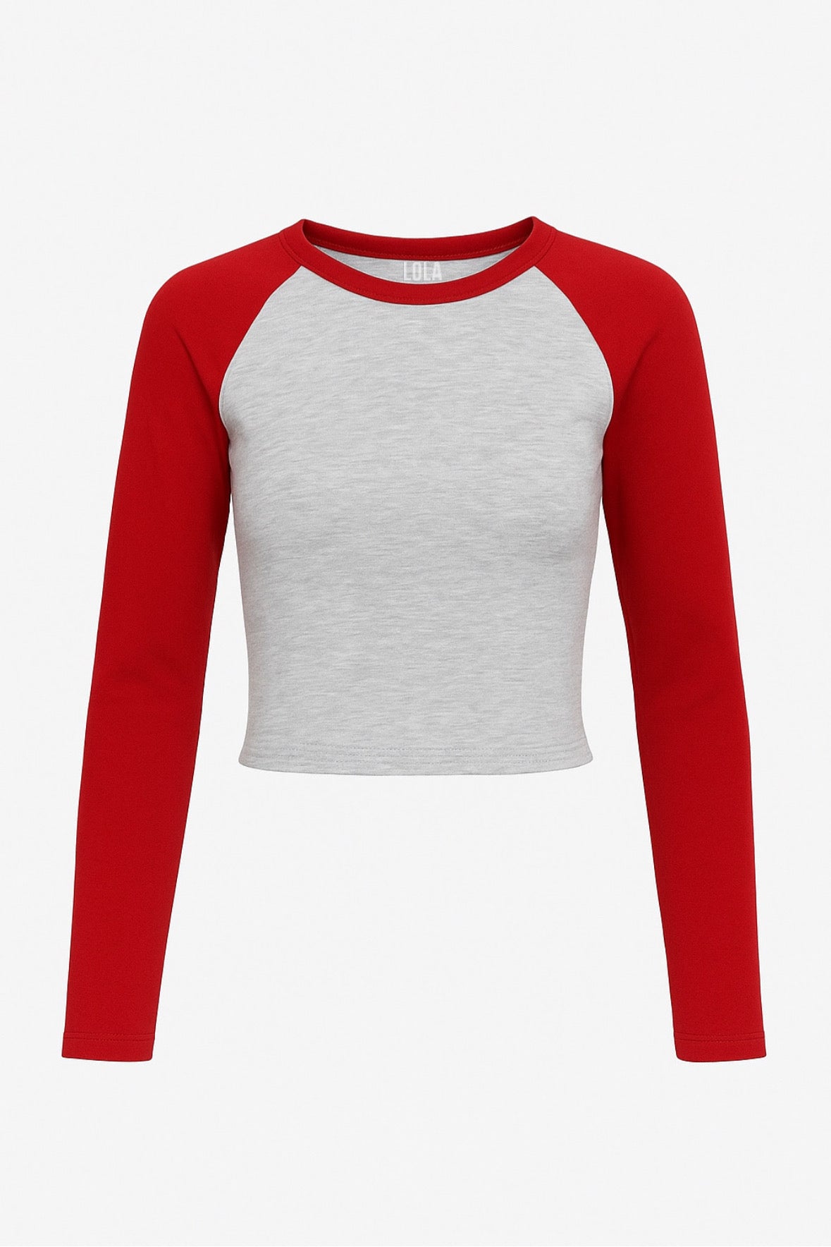 Kırmızı Reglan Uzun Kol Tam Boy Bluz