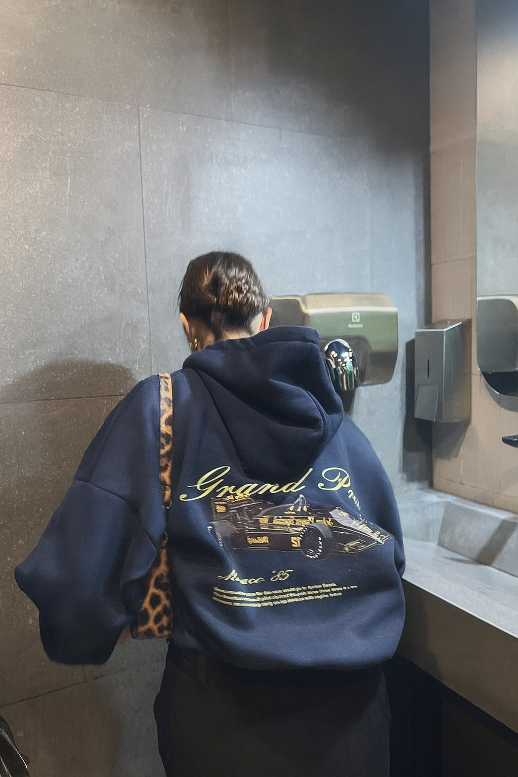 Navy Blue Sırt Grand Prit 85 Sweatshirt