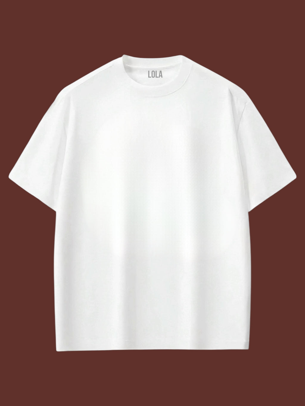 White Basic Oversize Tshirt