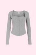 Grey Bluz Hırka Takım
