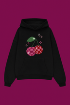 Black Cherry Taşlı Sweatshirt