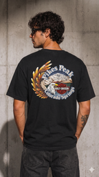 Black Davidson Oversize T-shirt