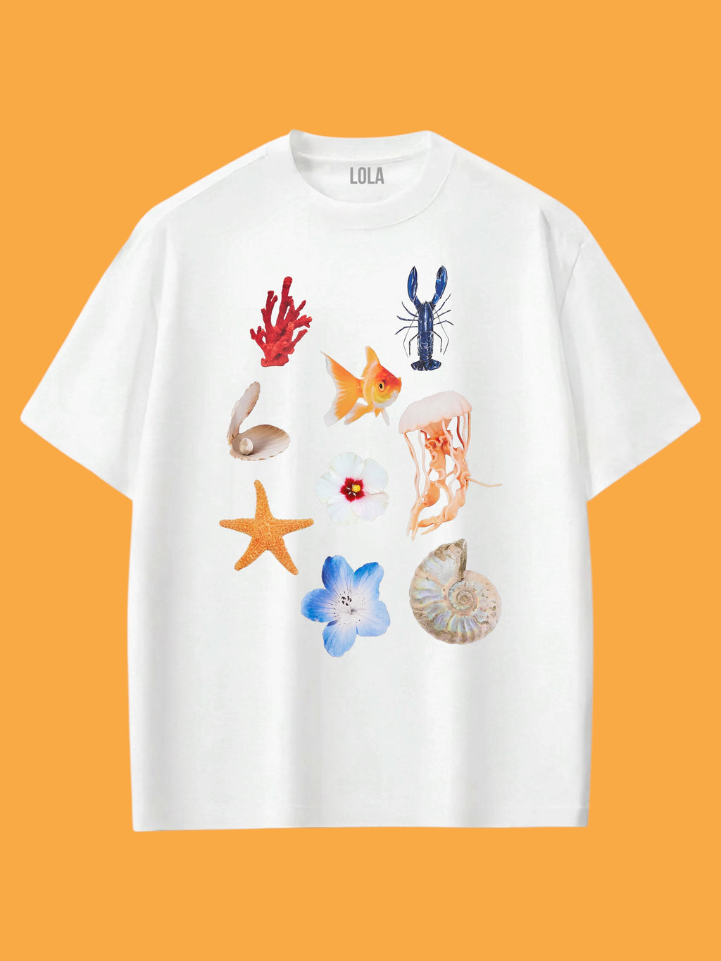 Sea Creatures Oversize T-shirt