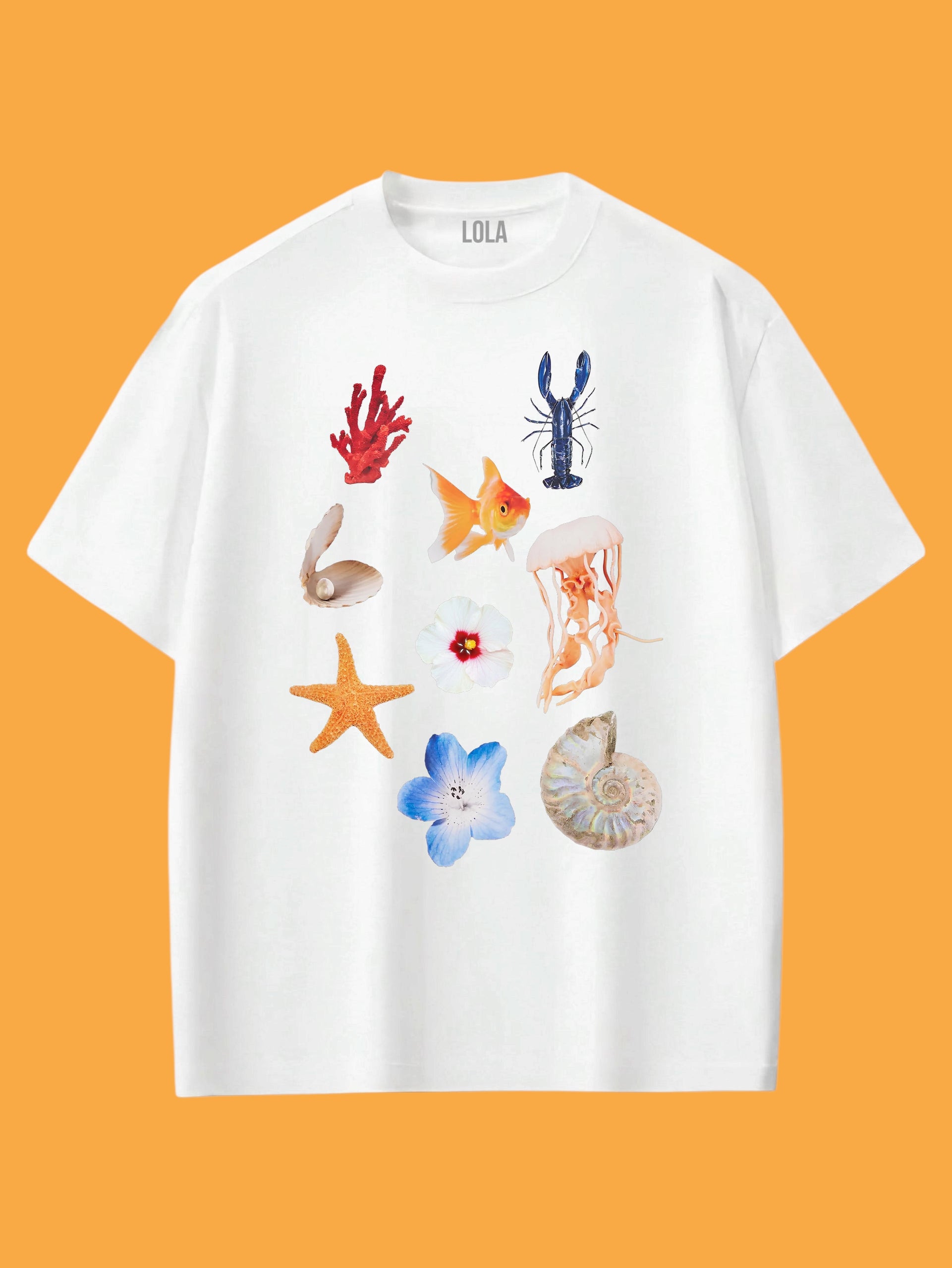 Sea Creatures Oversize T-shirt