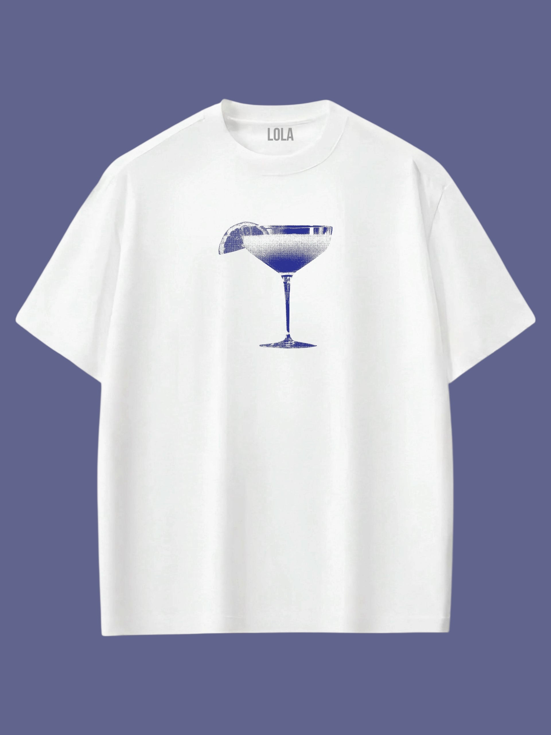 Blue Glass Oversize T-shirt