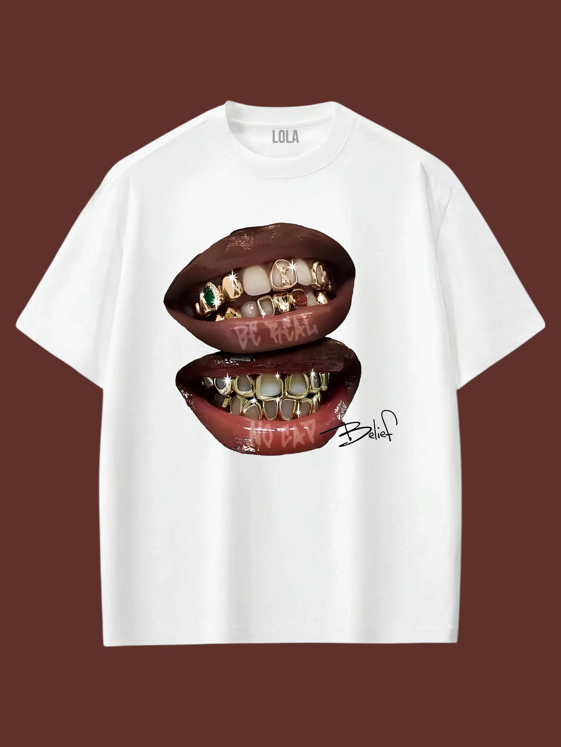Colorful Lips Oversize T-shirt
