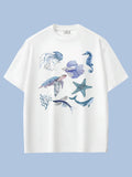 Deniz Hayvanları Oversize T-shirt