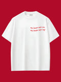 My Heart Says Oversize T-shirt