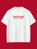 Just A Girl Oversize T-shirt