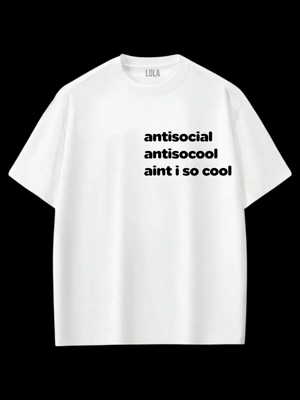 Antisocial Oversize T-shirt