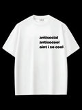 Antisocial Oversize T-shirt