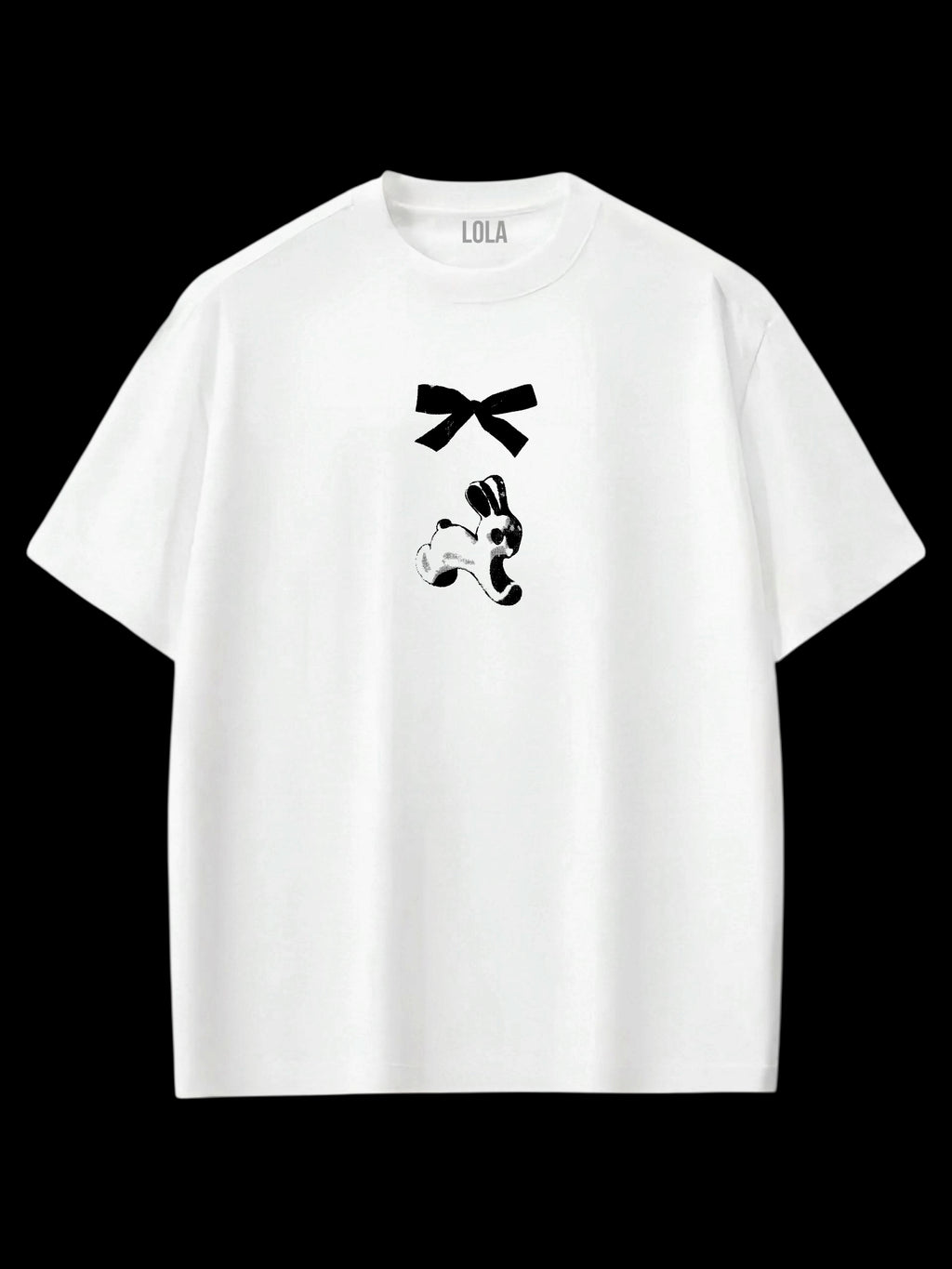 Kurdele Tavşan Oversize T-shirt