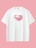 Kalpli Tavşan Oversize T-shirt