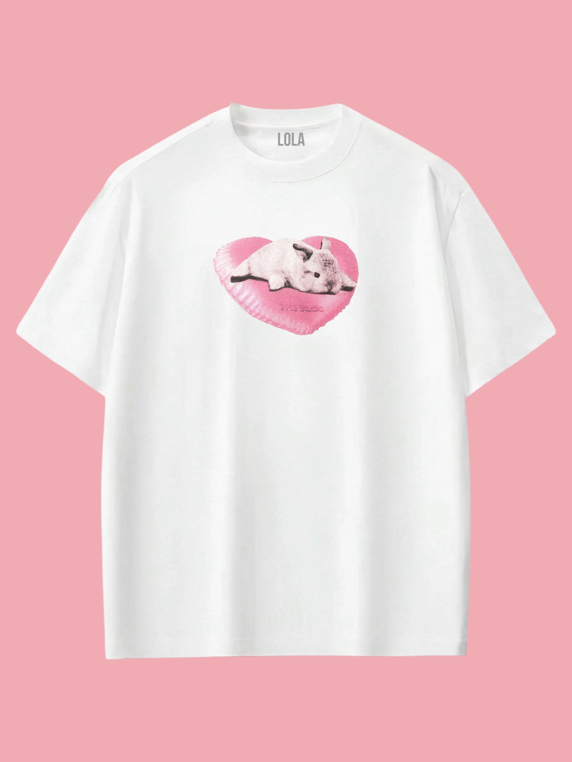 Kalpli Tavşan Oversize T-shirt