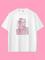 Pembe Kız Oversize T-shirt