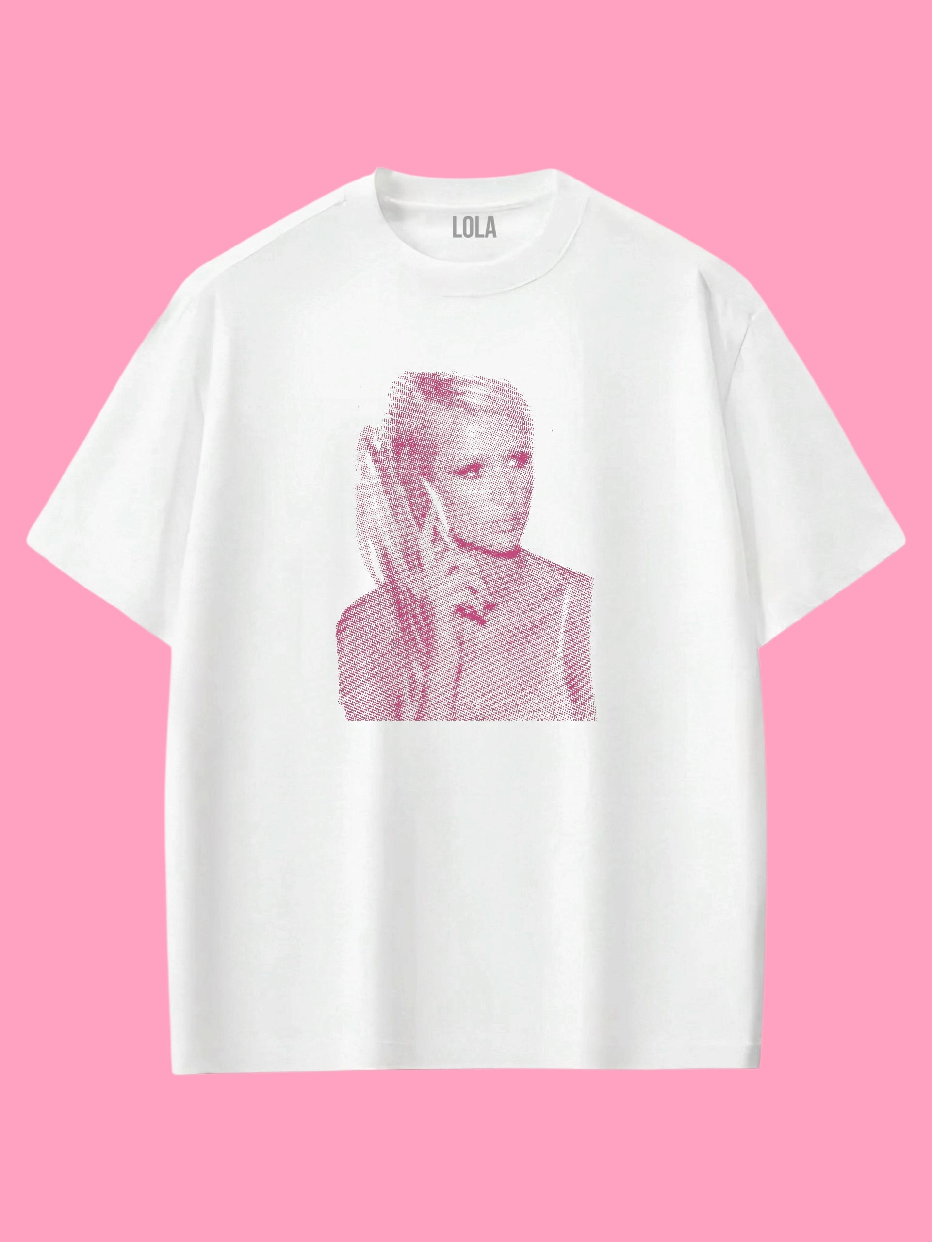 Pembe Kız Oversize T-shirt