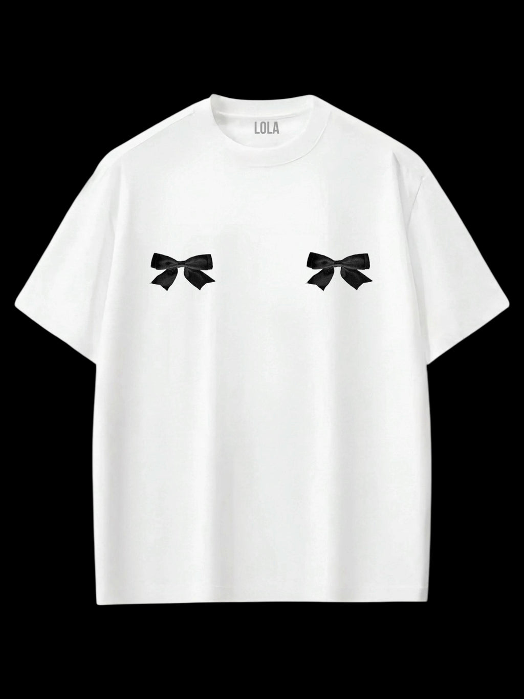 Black Ribbon Oversize T-shirt