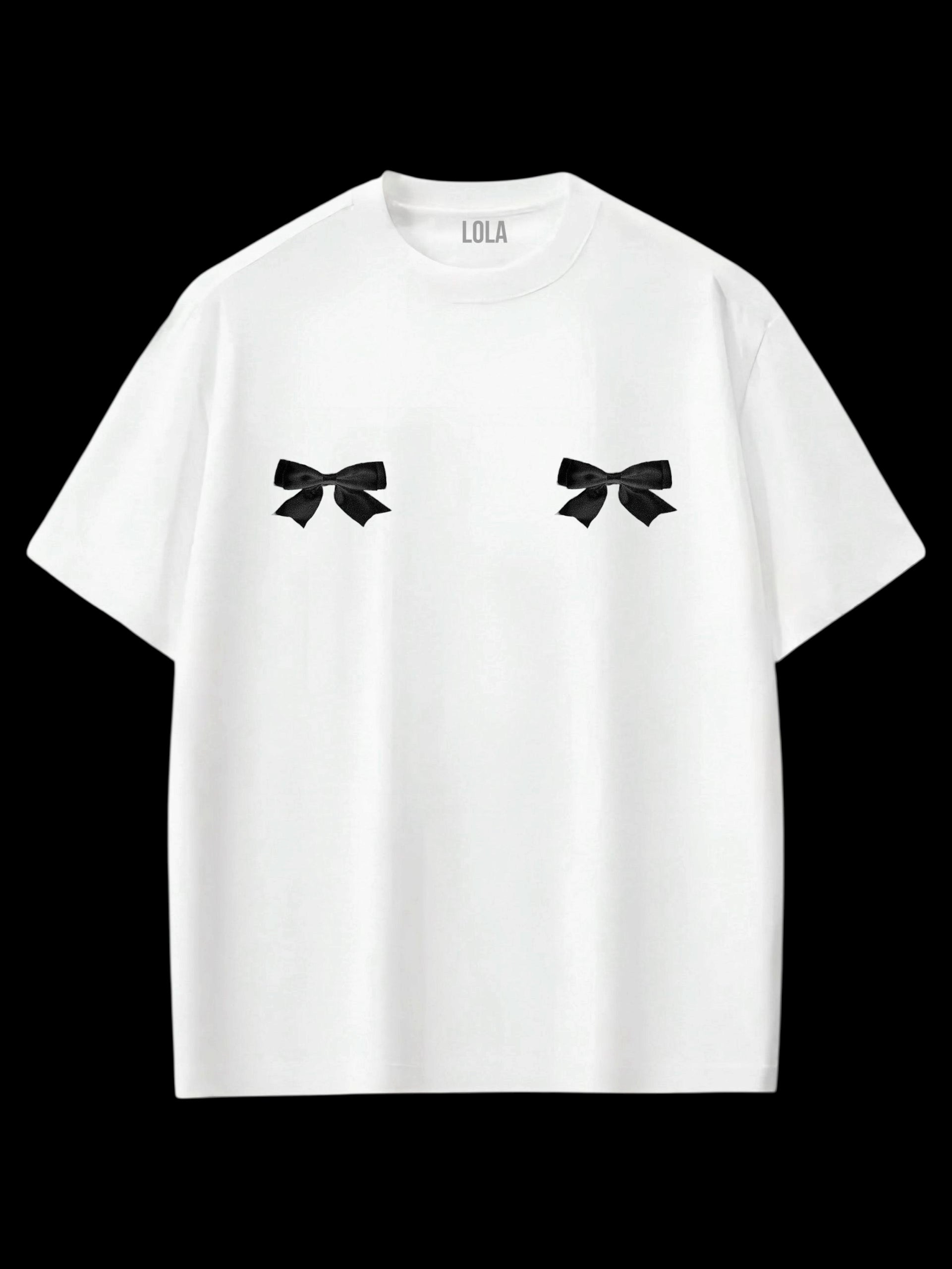 Black Ribbon Oversize T-shirt