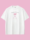 Ribbon Everthing Oversize T-shirt