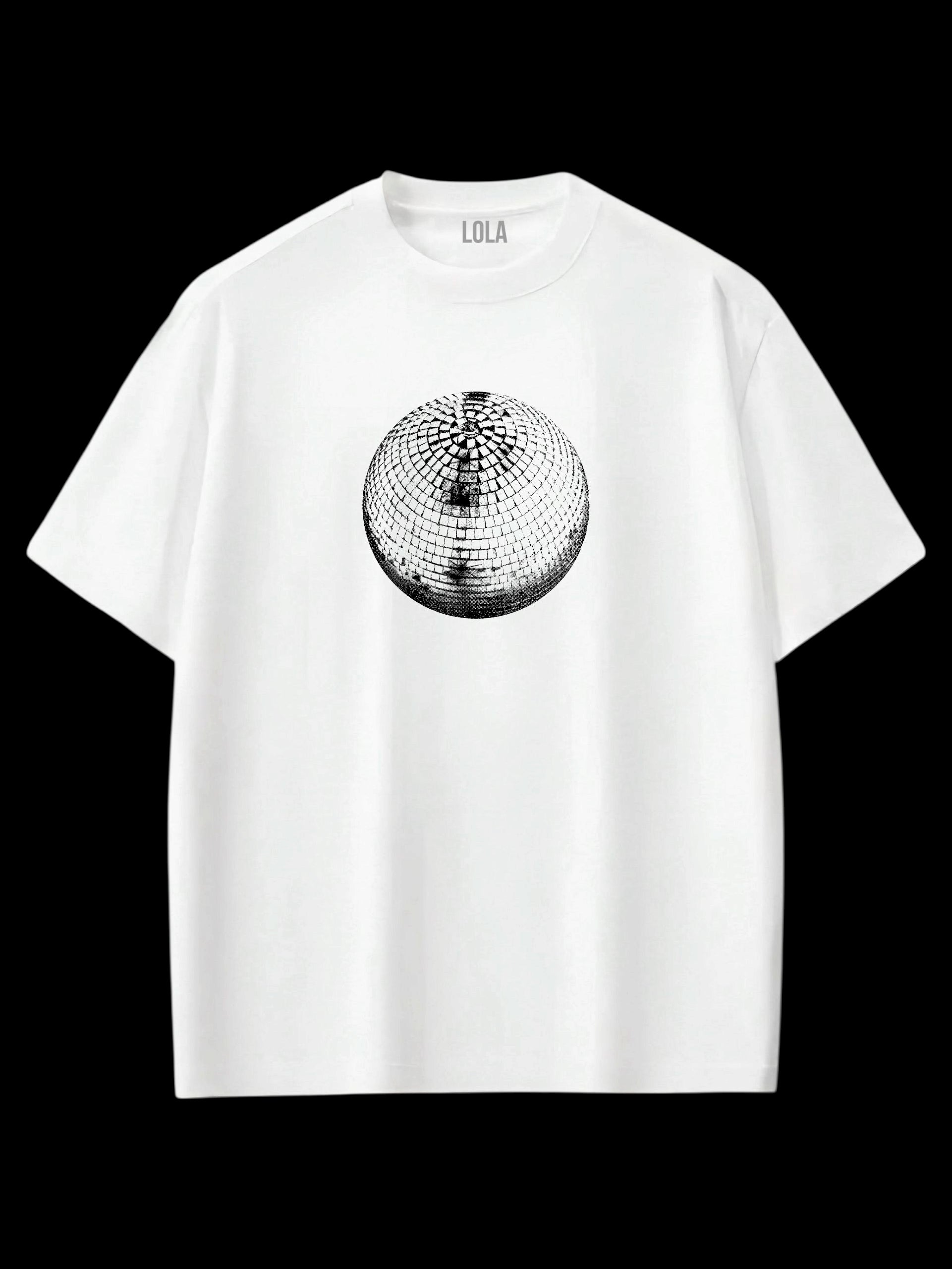 Black Disco Oversize T-shirt