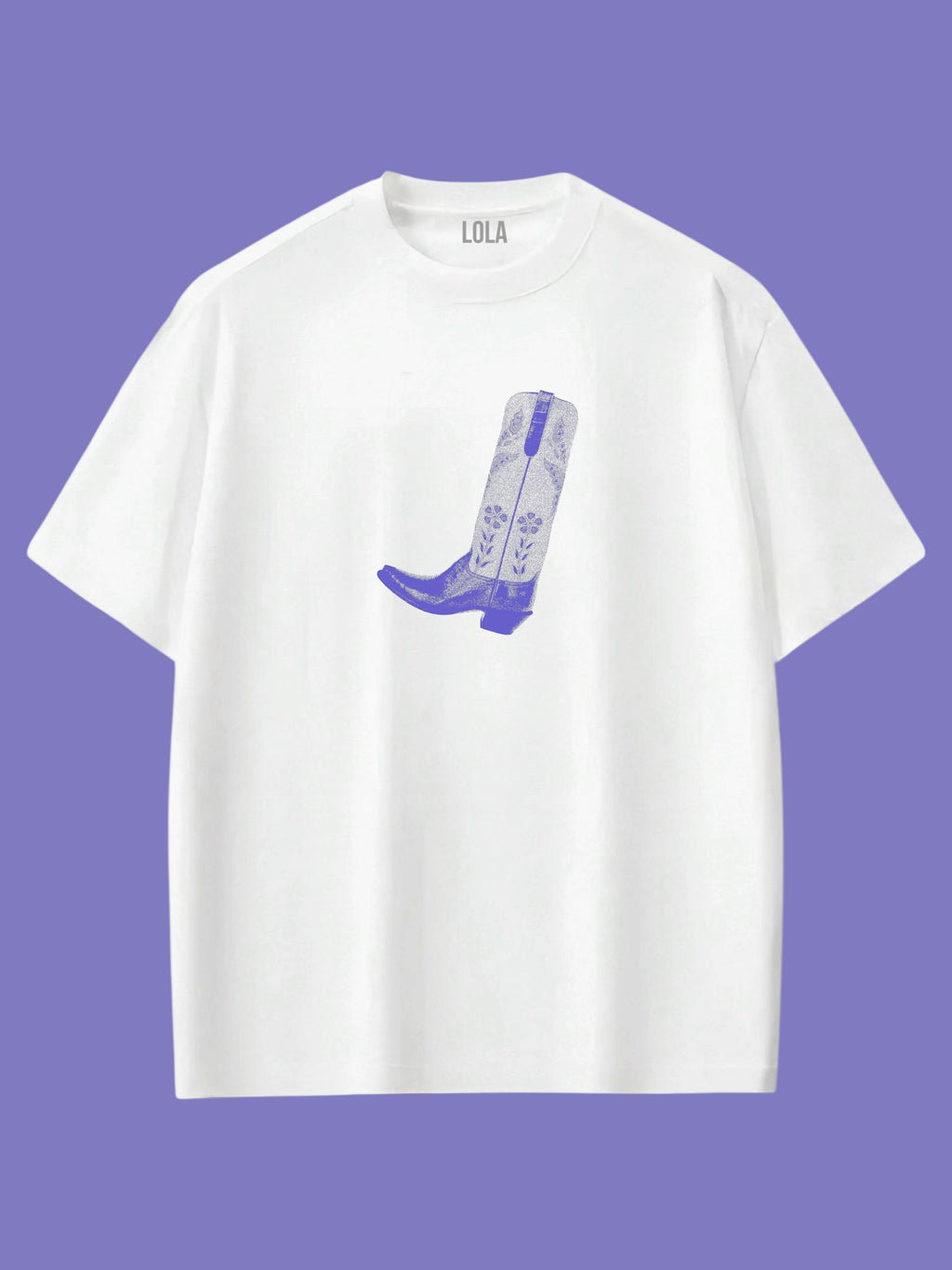 Blue Boot Oversize T-shirt