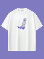 Blue Boot Oversize T-shirt