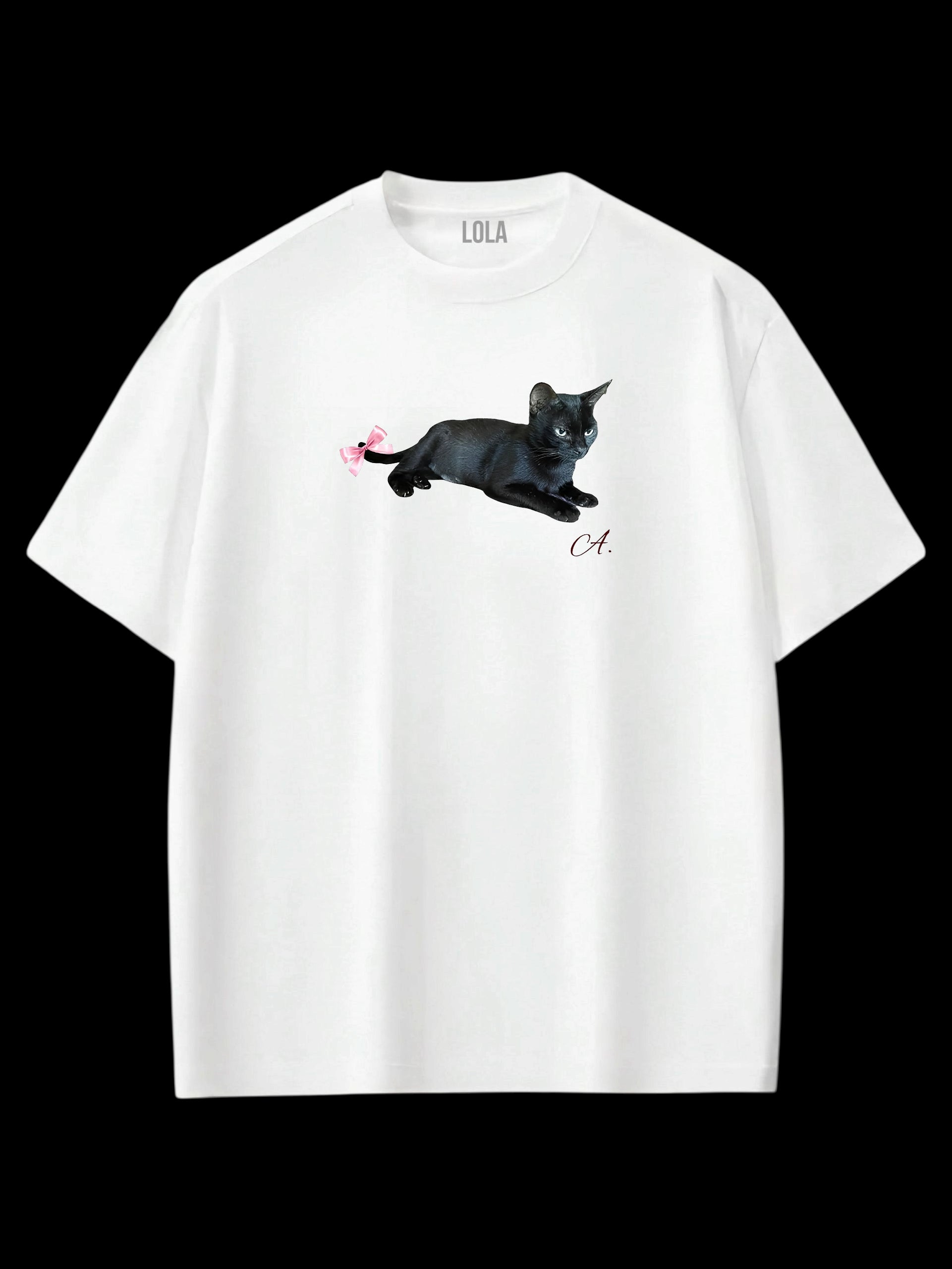 Black Cat Oversize T-shirt