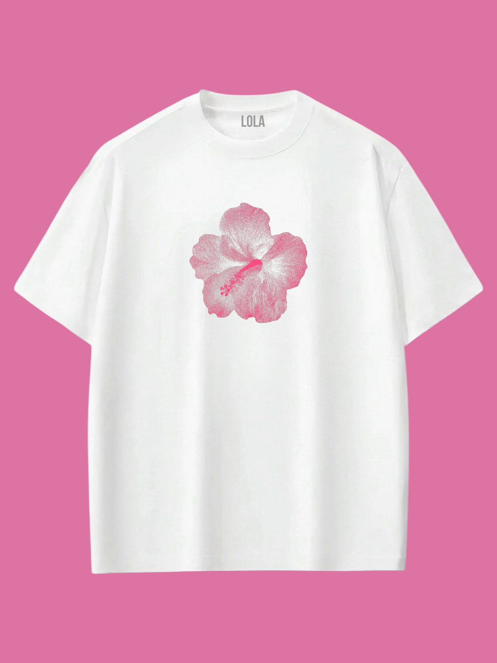 Flower Pink Oversize T-shirt