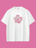 Flower Pink Oversize T-shirt