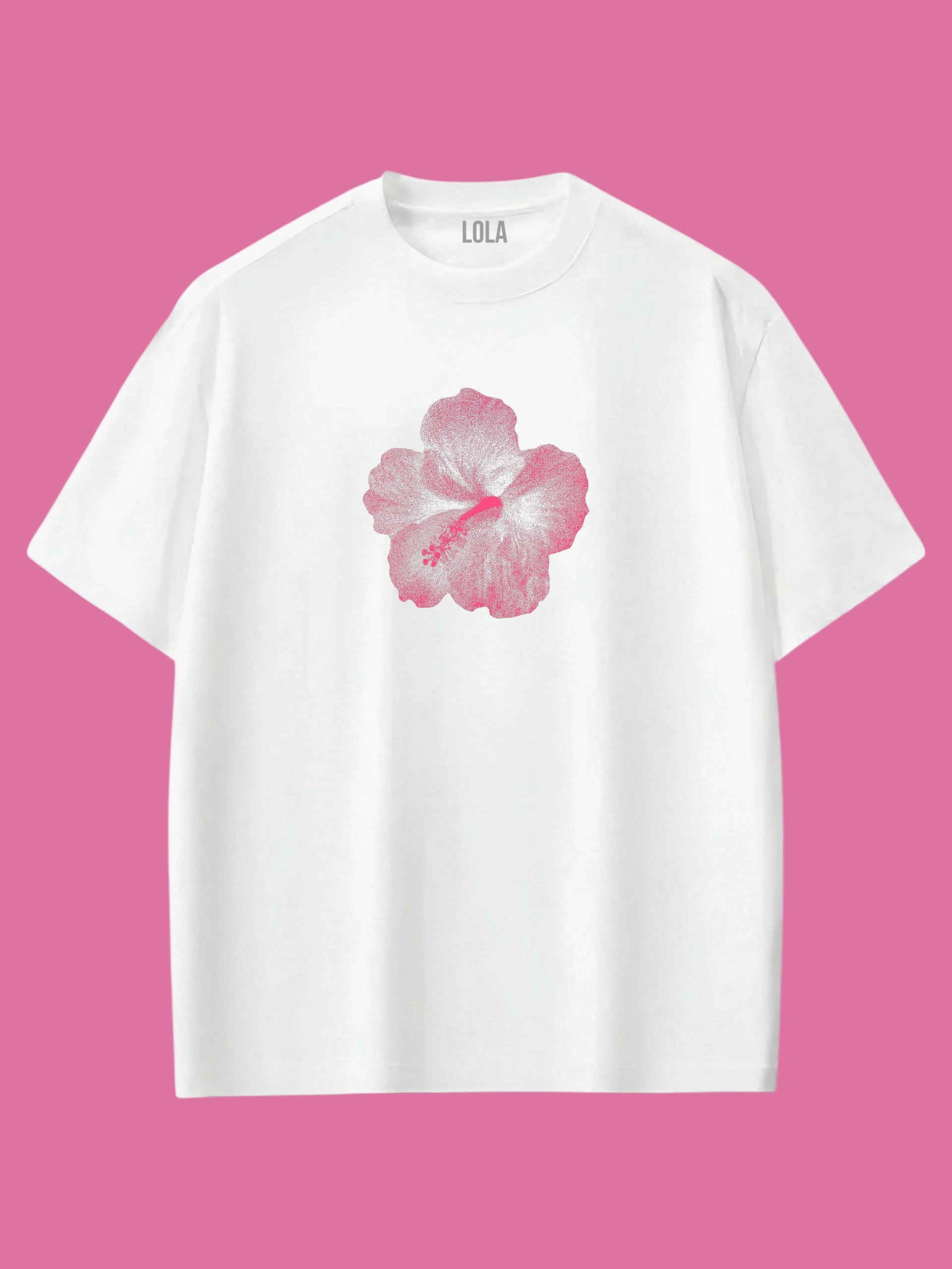 Flower Pink Oversize T-shirt