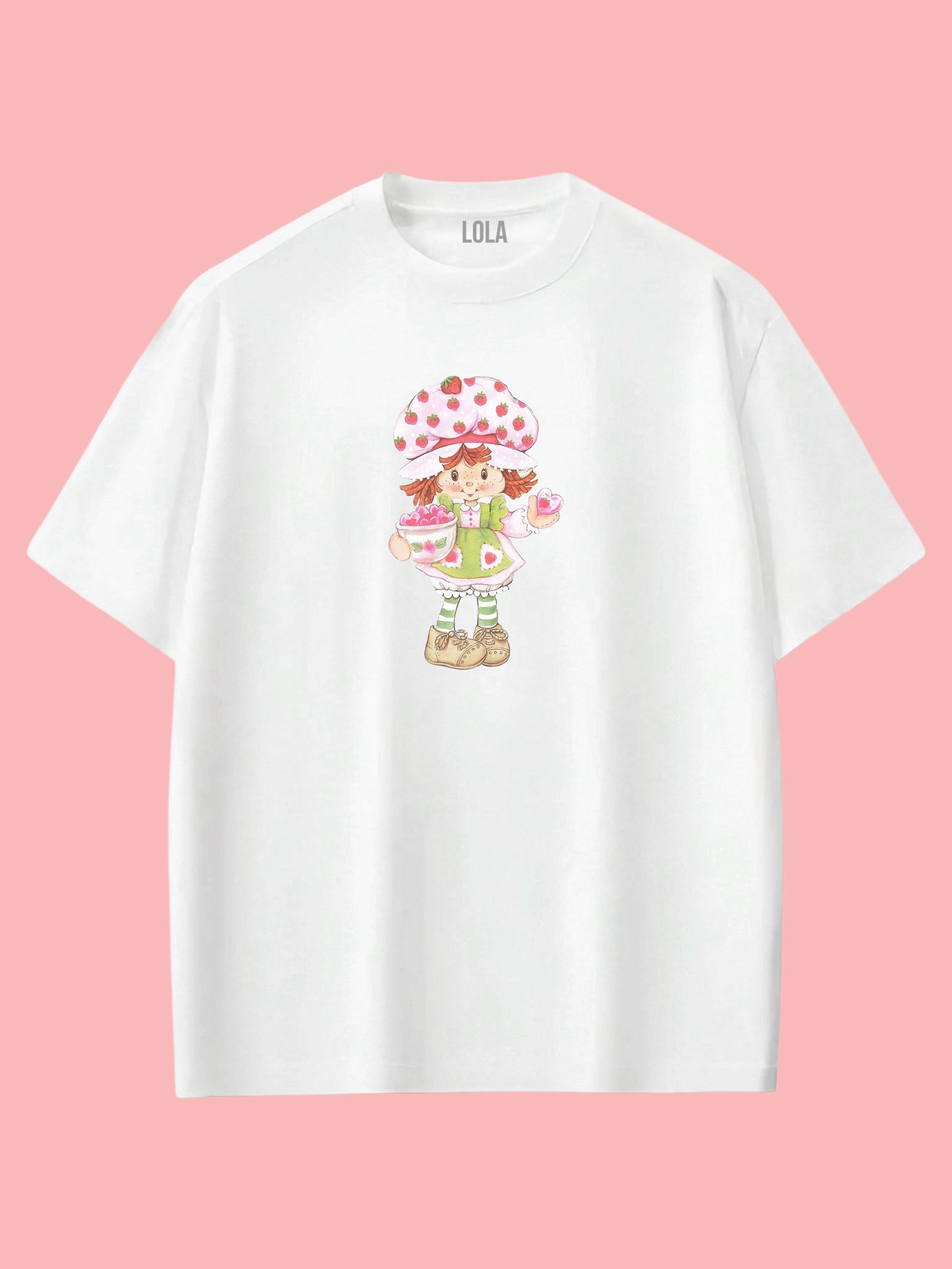Çilek Kız Oversize T-shirt