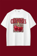 Leopard Cherry Oversize T-shirt