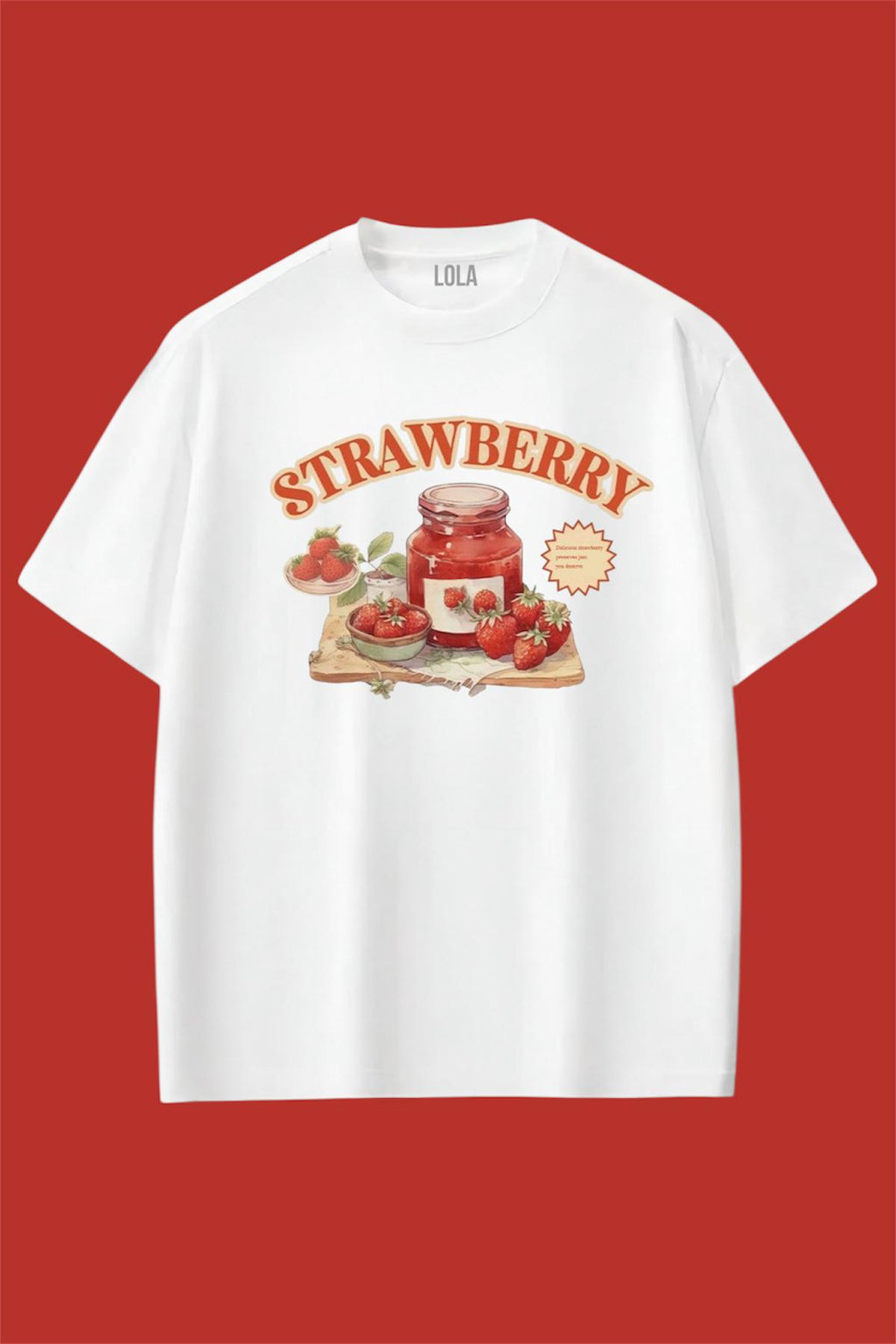 Strawberry Jam Oversize T-shirt