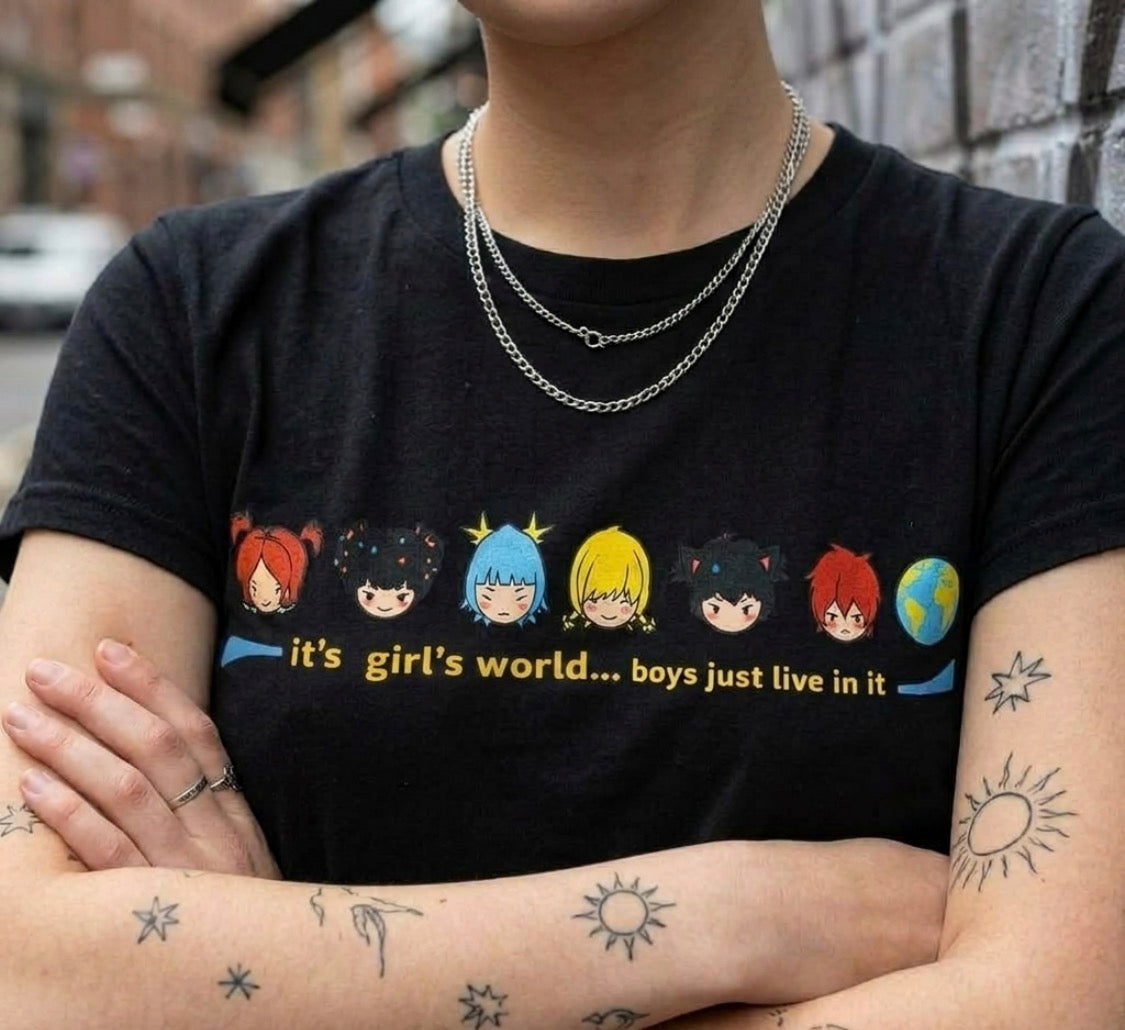 Black Girls World Oversize T-shirt