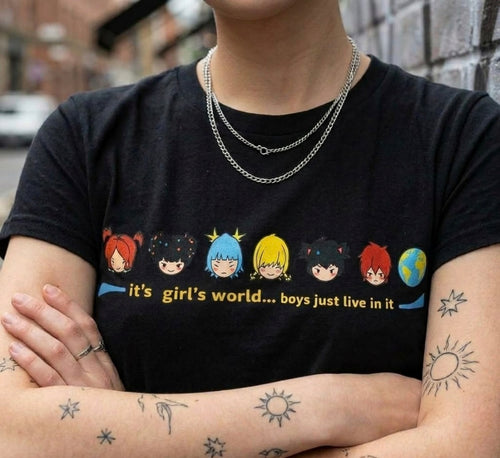 Black Girls World Oversize T-shirt