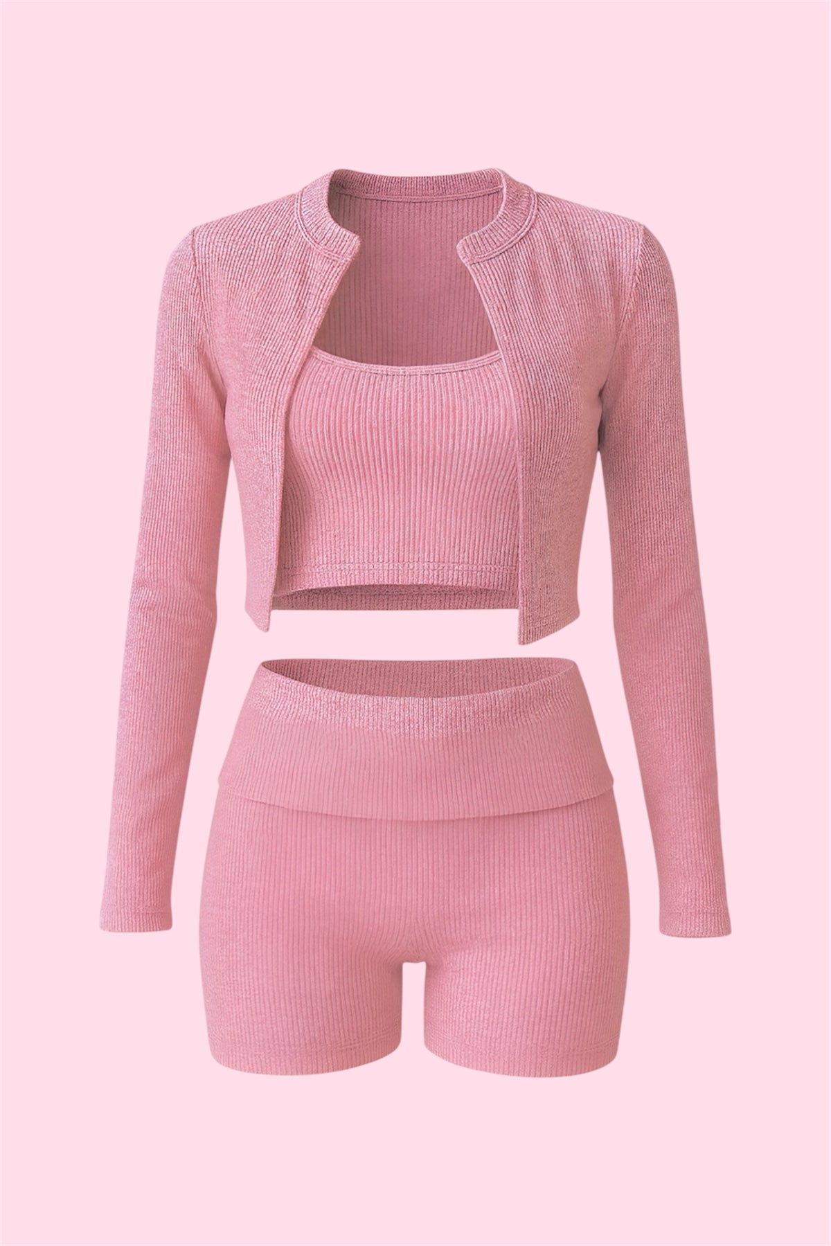 Pink 3'lü Takım